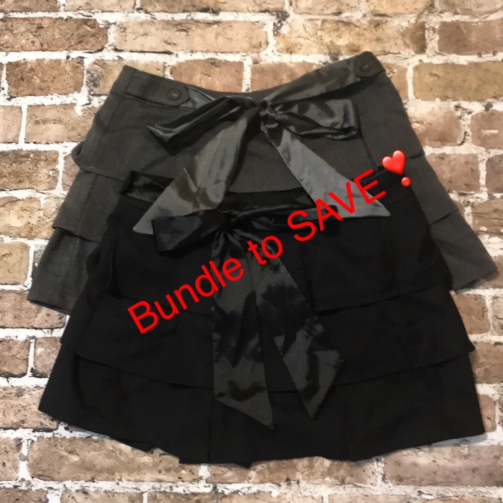 💥3/$15💥 Ryu Black Mini Skirt w/ Built in Shorts - Picture 10 of 13